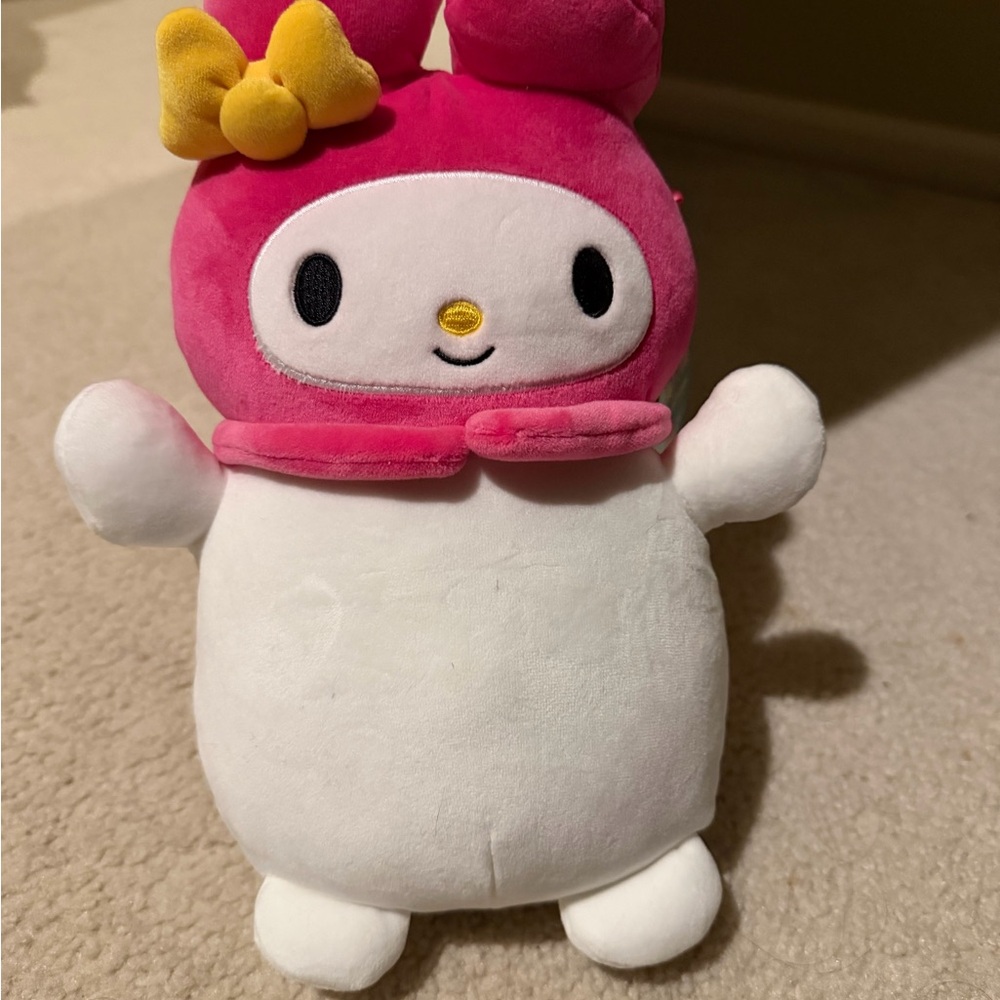 Sanrio Pink and White Plush Toy